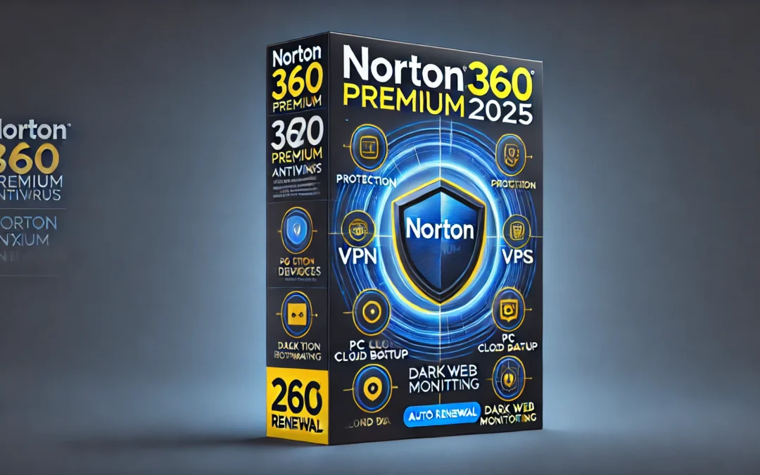 Norton 360 Premium 2025, Antivirus software for 10 Devices with Auto Renewal – Includes VPN, PC Cloud Backup & Dark Web Monitoring [Download]