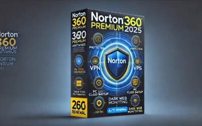 Norton 360 Premium 2025, Antivirus software for 10 Devices with Auto Renewal – Includes VPN, PC Cloud Backup & Dark Web Monitoring [Download]