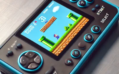 Beico Handheld Game for Kids, 3.0″ Large Screen Built in 270 Classic Retro Video Games Seniors Electronic Games Player Boys Girls Birthday Present Black Blue
