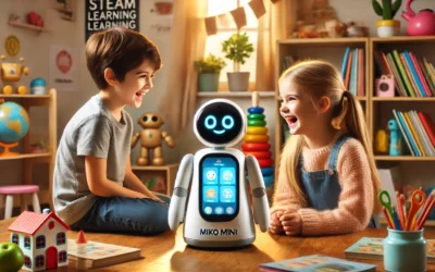 Miko Mini with 30 Days Free Miko Max: AI Robot for Kids | Fosters STEAM Learning & Education | Packed with Games, Dance, Singing | Child-Safe Conversational Learning | Ideal Gift for Boys & Girls 5+